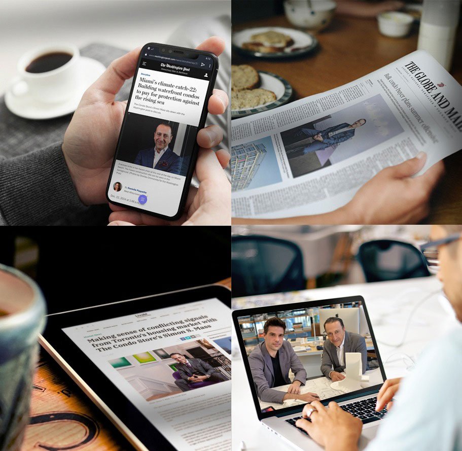 Press coverage collage
